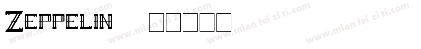 Zeppelin 5字体转换